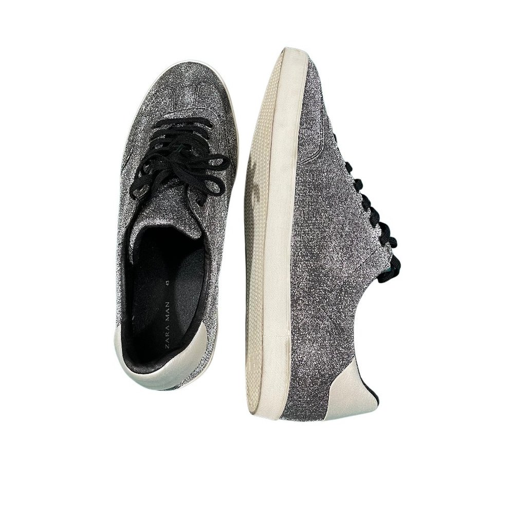 43M ZARA Shimmer Lace up sneaker